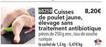 Cuisses De Poulet Jaune élevage Sans Traitement Antibiotique