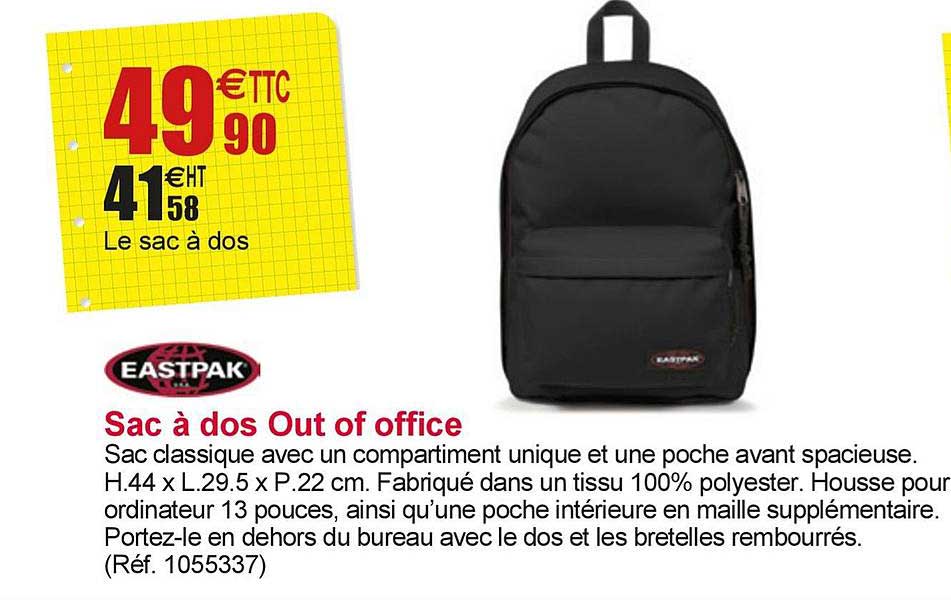 eastpak sac à dos out of office