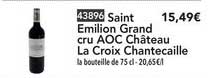 emilion grand cru aoc château la croix chantecaille