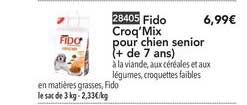 fido croq' mix pour chien senior (+ de 7 ans)