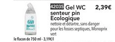 gel wc senteur pin ecologique