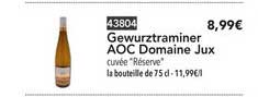 gewurstraminer aoc domaine jux