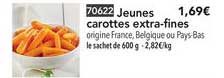 jeunes carottes extra fines