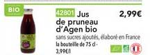 jus de pruneau d'agen bio