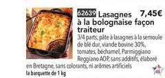 lasagnes à la bolognaise façon traiteur