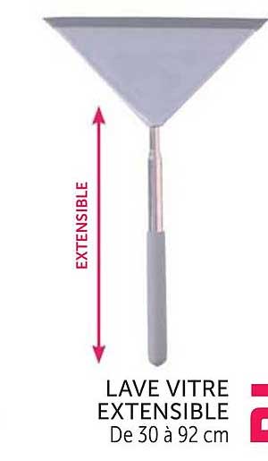 lave vitre extensible