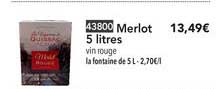 Merlot 5 Litres