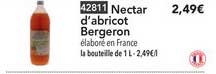 nectar d'abricot bergeron
