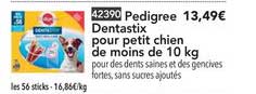 pedigree dentastix pour petit chien de moins de 10 kg