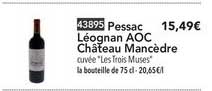 pessac léognan aoc château mancèdre