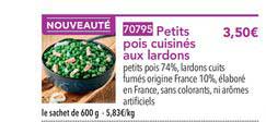 Petits Pois Cuisinés Aux Lardons