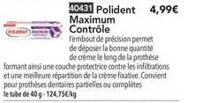 polident maximum contrôle
