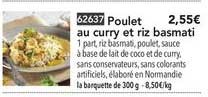 Poulet Au Curry Et Riz Basmati