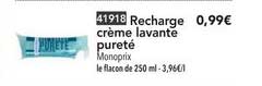 recharge crème lavante pureté