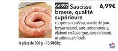 Saucisse Brasse Qualité Supérieure