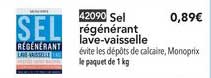 sel régénérant lave vaisselle