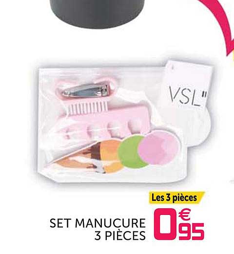 set manucure 3 pièces