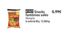 snacks fantômes salés