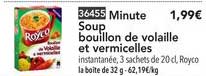 soup bouillon de volaille et vermicelles