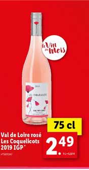 Val De Loire Rosé Les Coquelicots 2019 Igp