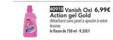 vanish oxi action gel gold