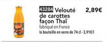 velouté de carottes façon thaï