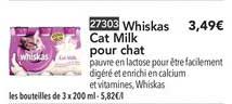 whiskas cat milk pour chat