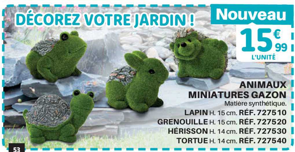 Animaux Miniatures Gazon