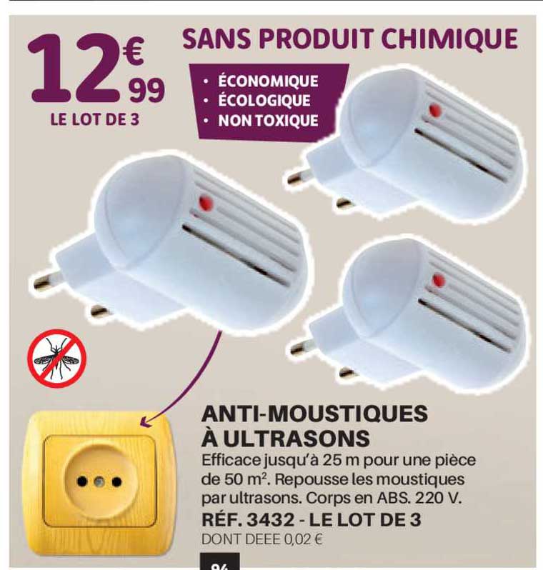 anti-moustiques à ultrasons