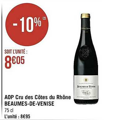 aop cru des côtes du rhône beaumes-de-venise