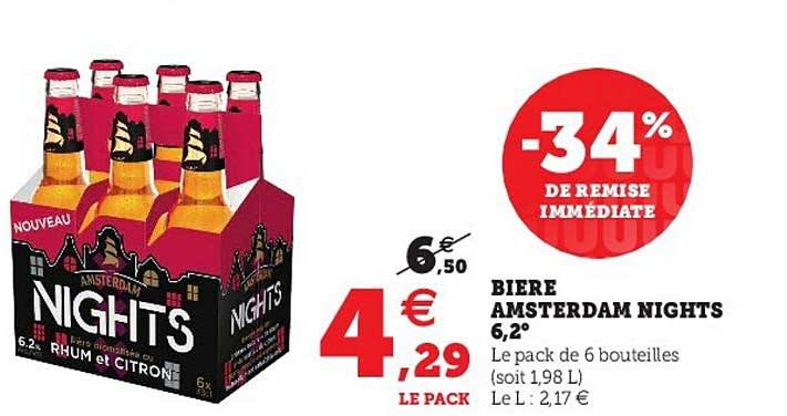 bière amsterdam nights 6,2°