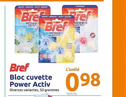 bloc cuvette power activ