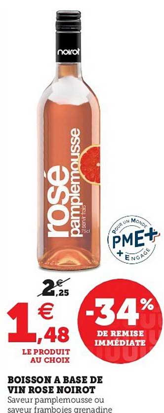 Boisson à Base De Vin Rose Noirot