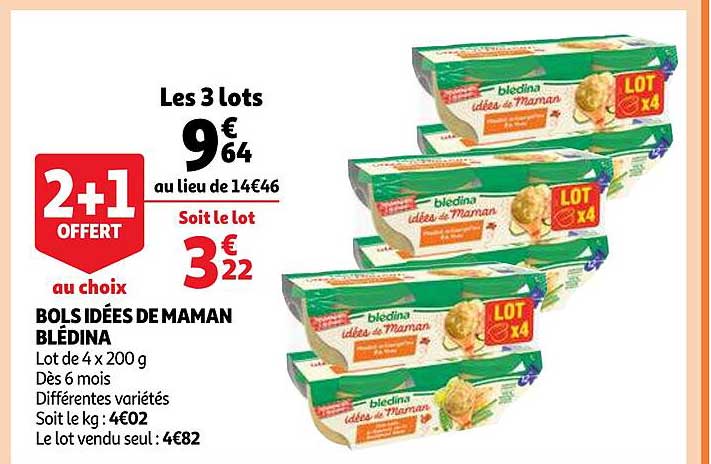 bols idées de maman blédina