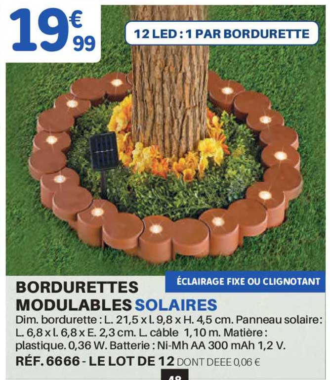 Bordurettes Modulables Solaires