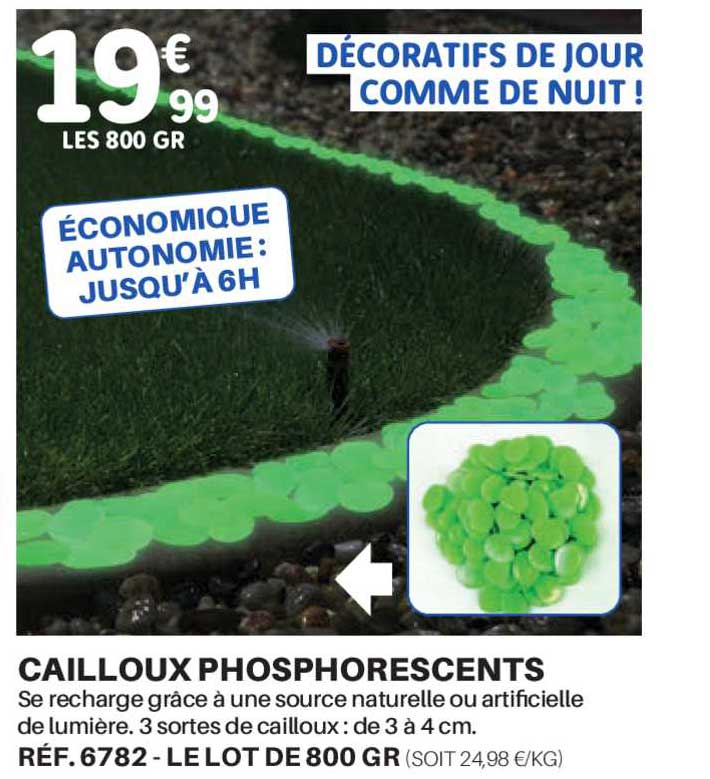 cailloux phosphorescents