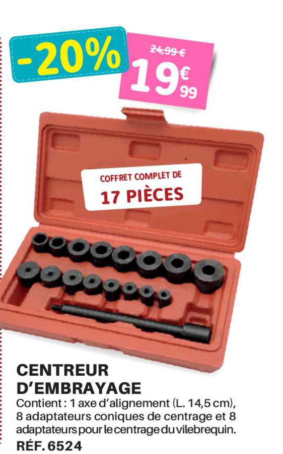 centreur d'embrayage