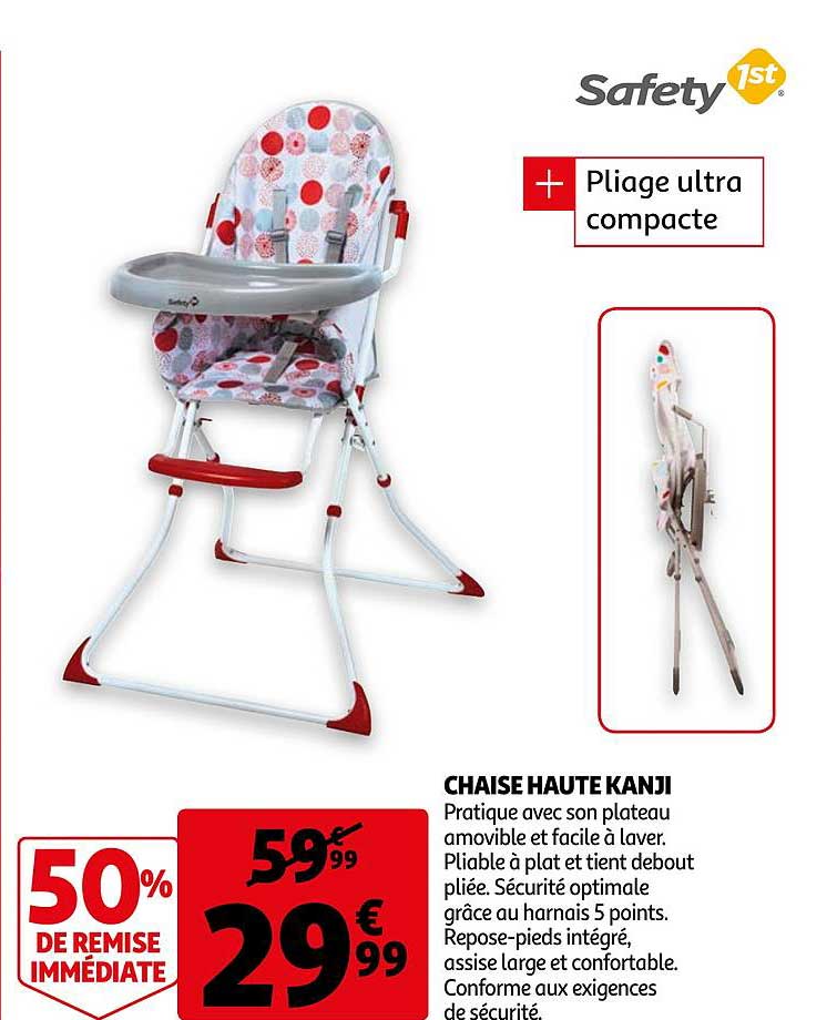 chaise haute kanji safety 1st
