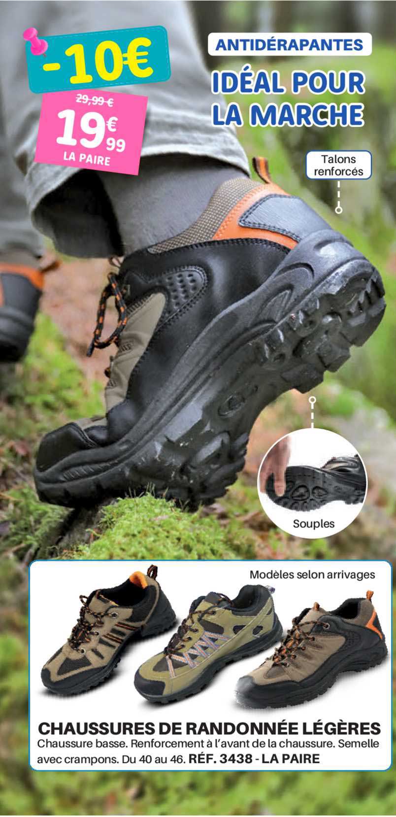 chaussures de randonnée légères