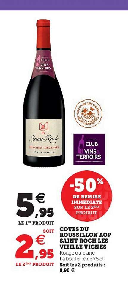 côtes du roussillon aop saint roch les vieille vignes