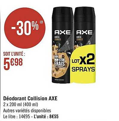 déodorant collision axe