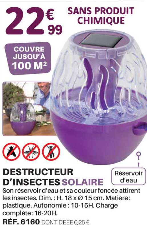 Destructeur D'insectes Solaire