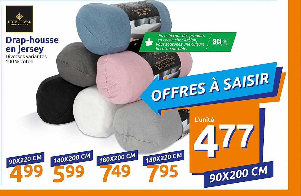 drap-housse en jersey
