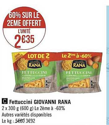 fettuccini giovanni rana