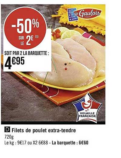 Filets De Poulet Extra-tendre