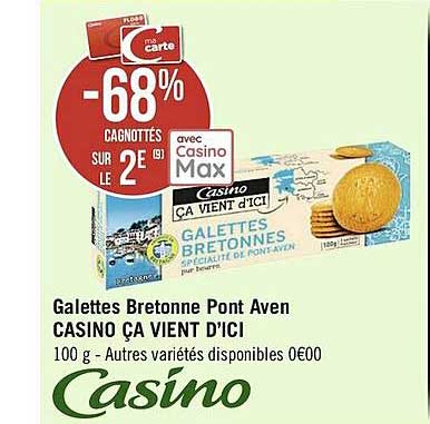 galettes bretonne pont aven casino ça vient d'ici