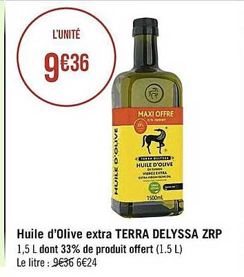 Huile D'olive Extra Terra Delyssa Zrp