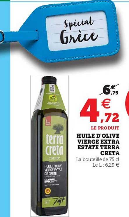 huile d'olive vierge extra estate terra