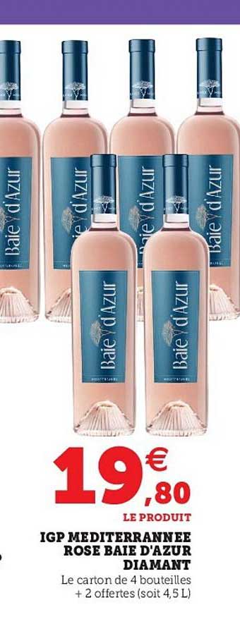 igp méditerranée rose baie d'azur diamant