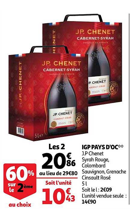 igp pays d'oc j.p. chenet